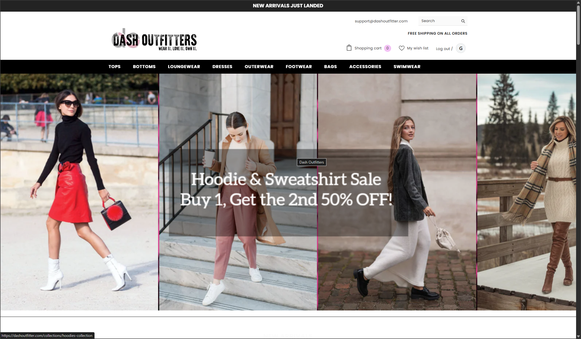 DASH OUTFITTERS - WEBSITE BUILD