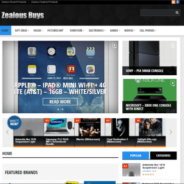 Zealous Buys product selection for tech and gadgets.