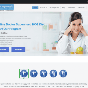 Online Doctor Supervised HCG Diet Program for New Beginnings.