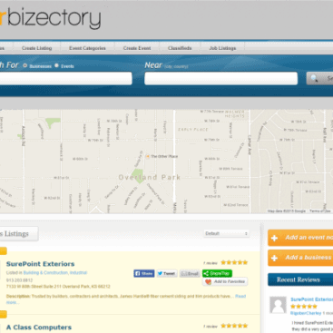 Urbizectory local business directory for Kansas City, featuring listings and reviews.