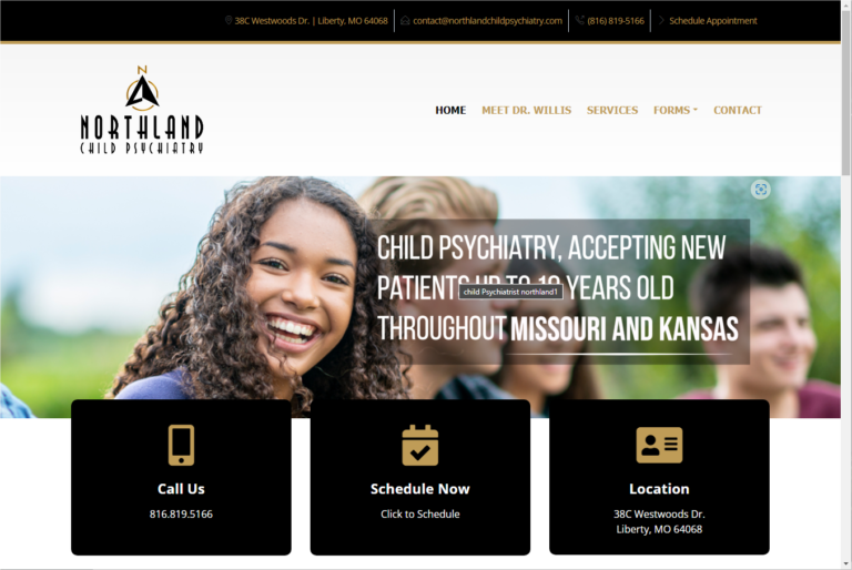 Northland Child Psychiatry OHS Publishing Kansas City  Design & SEO