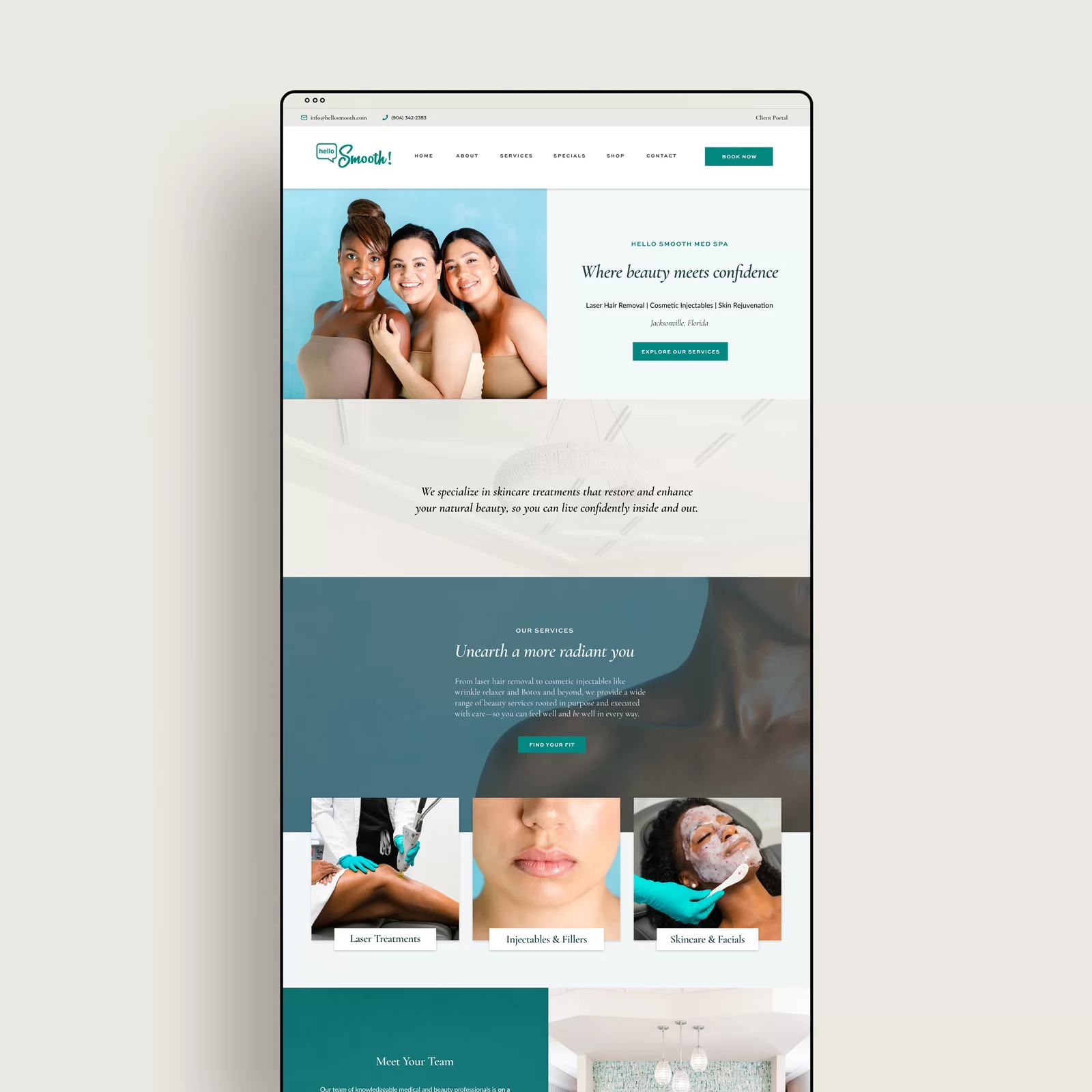 Cosmetic Clinics & Med Spas Web Design