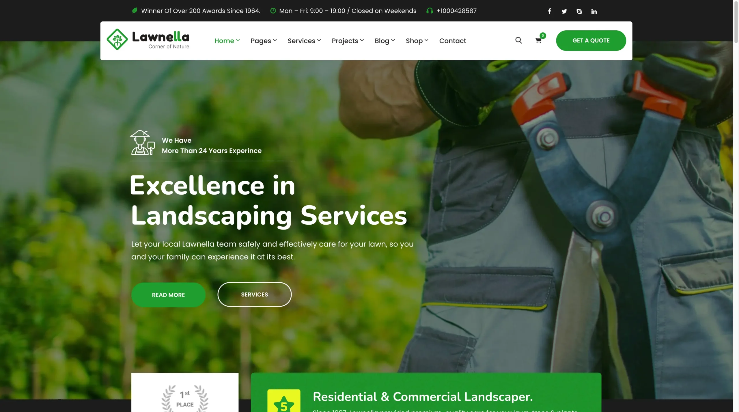 Landscaping & Lawn Care Web Design Landscaping & Lawn Care Web Design 2