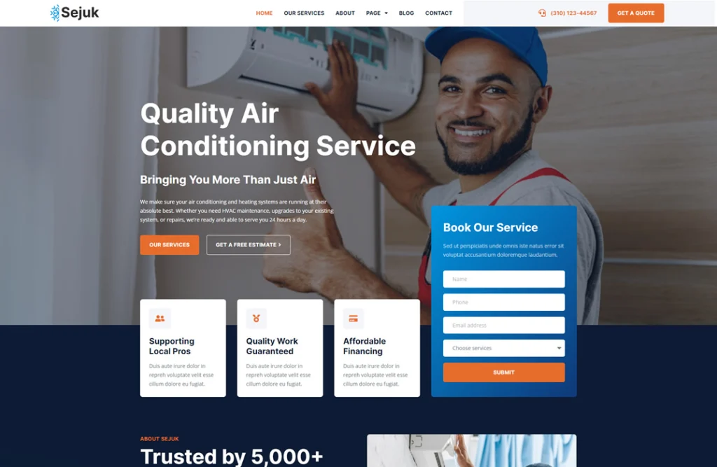 Web Design & SEO for HVAC Contractors