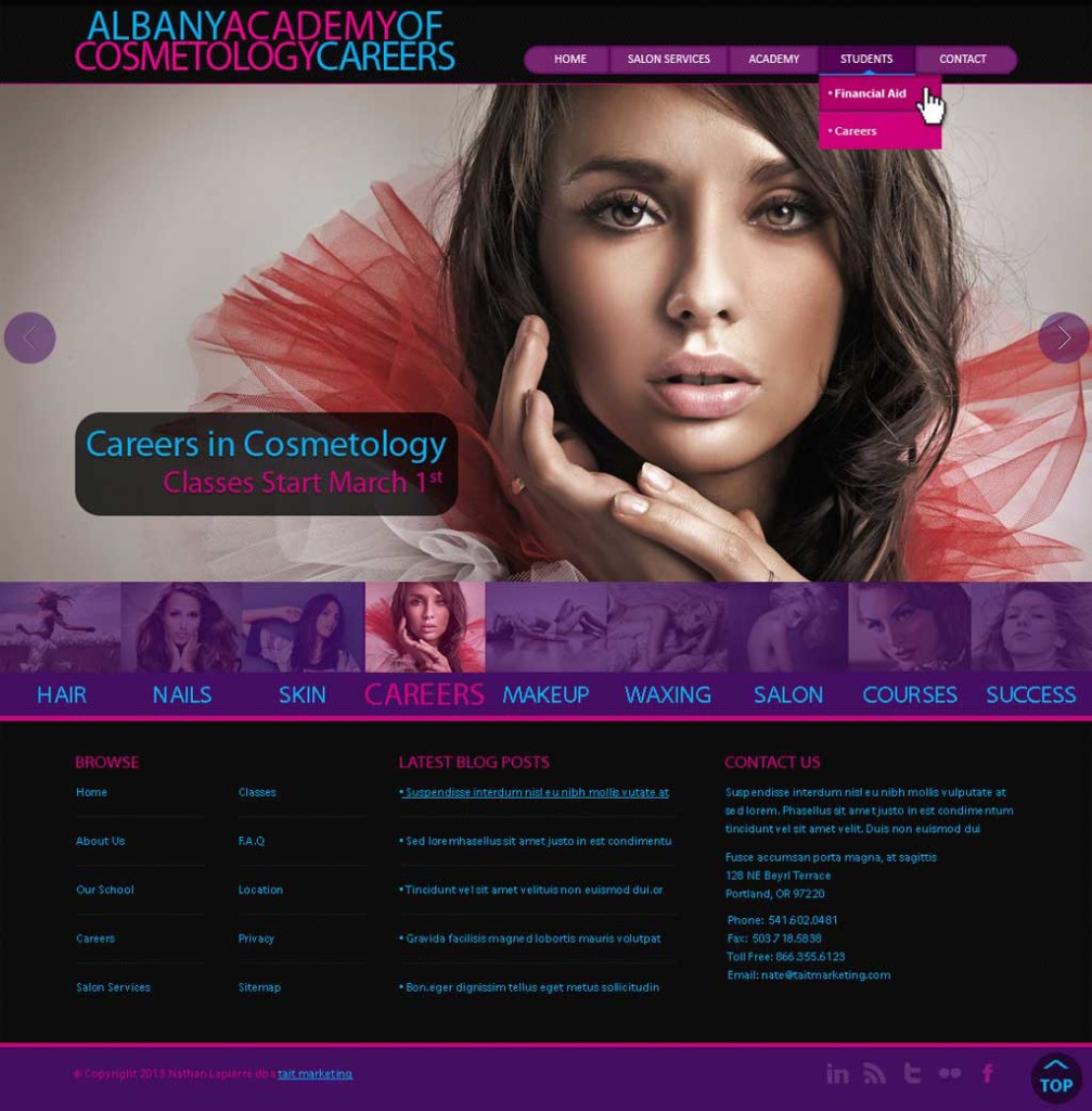 Web Design & SEO for Hair Salons