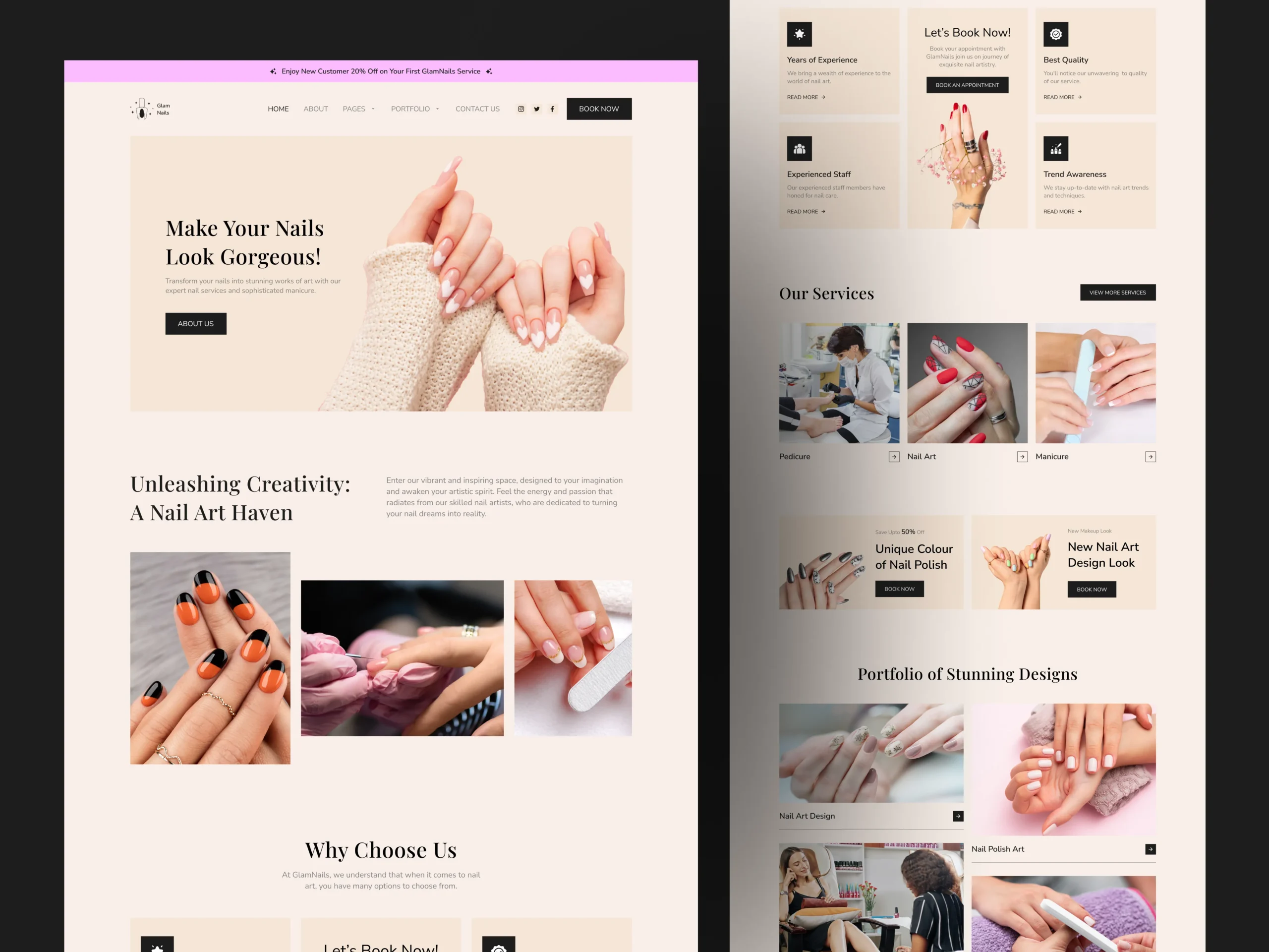 Web Design & SEO for Nail Salons