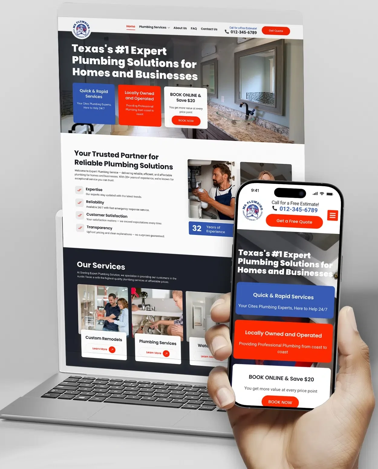 Web Design & SEO for Plumbing Companies
