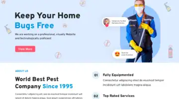 Custom pest control website design tailored for Kansas City pest services.
