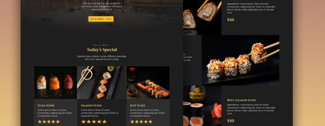 Restaurants & Cafés web design & seo