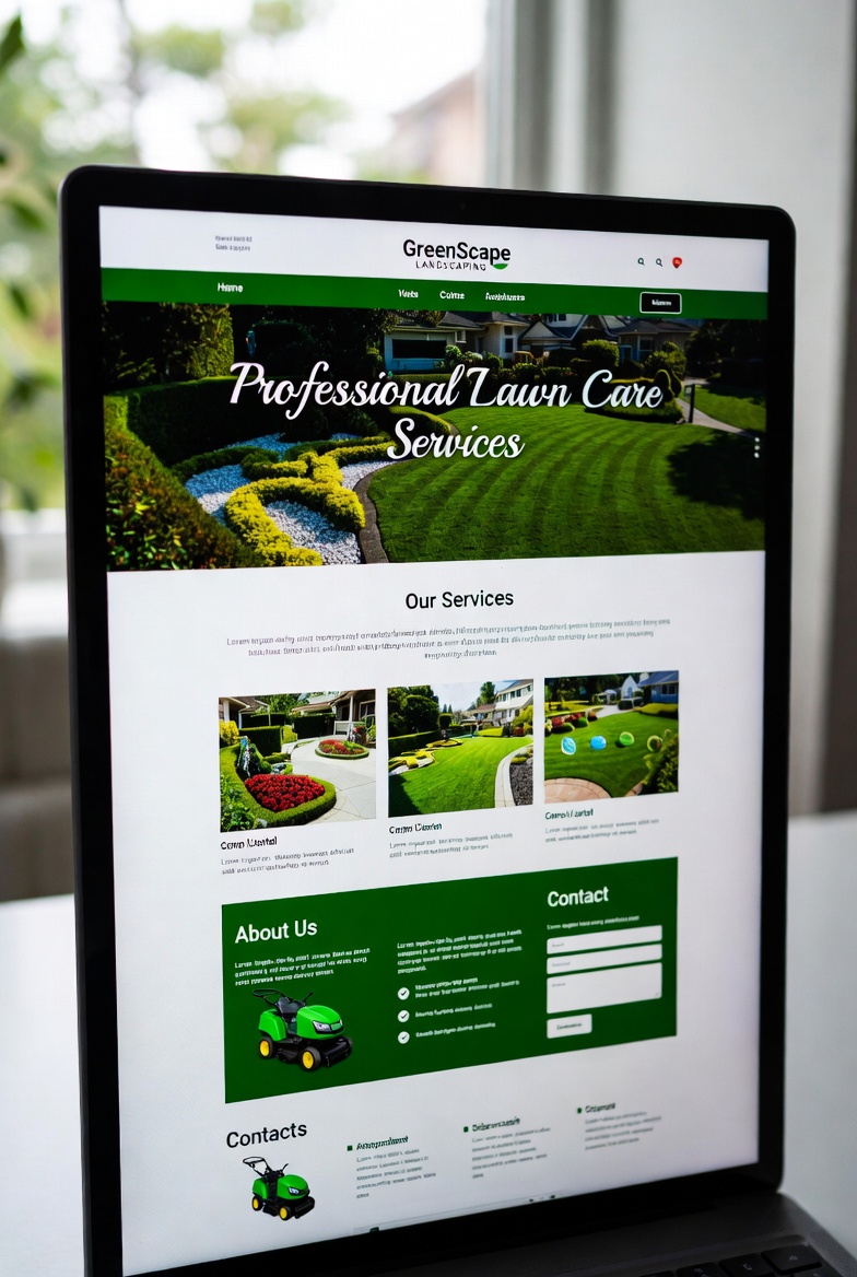 Landscaping & Lawn Care Business with Professional Web Design