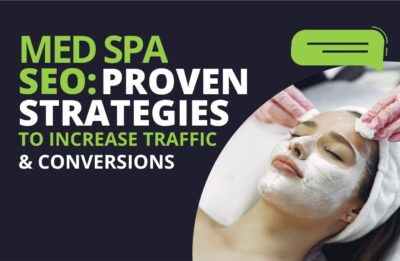 Med spa treatment with a woman receiving facial skincare in a professional setting.