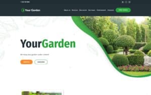 Landscaping and lawn care website designed with SEO focus for Kansas City clients.