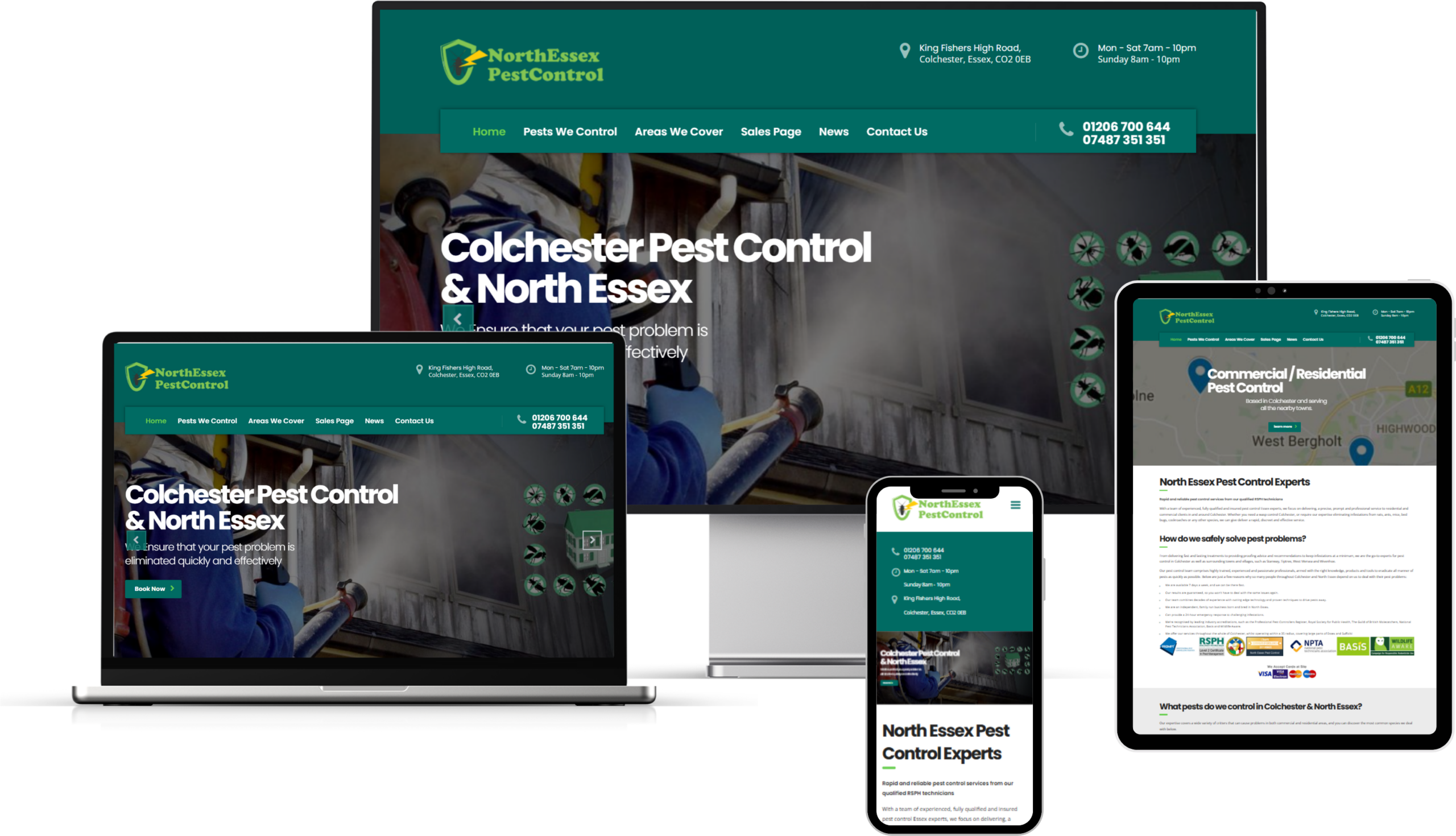 Professional Web Design & SEO Help Pest Control