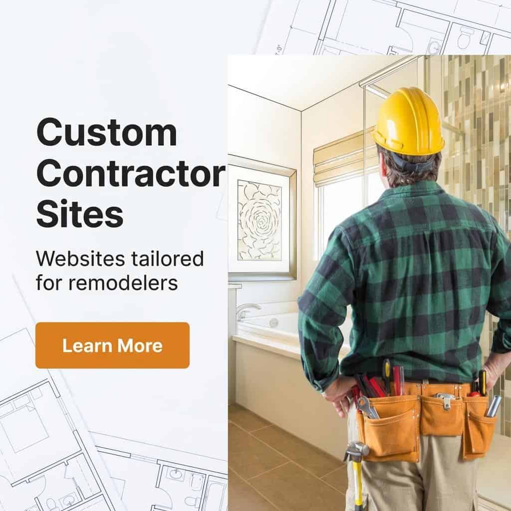 Remodeling & Renovation Contractors Web Design