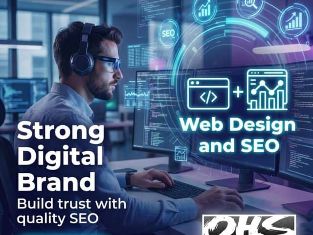 Digital marketing expert working on web design and SEO strategies in Kansas City.