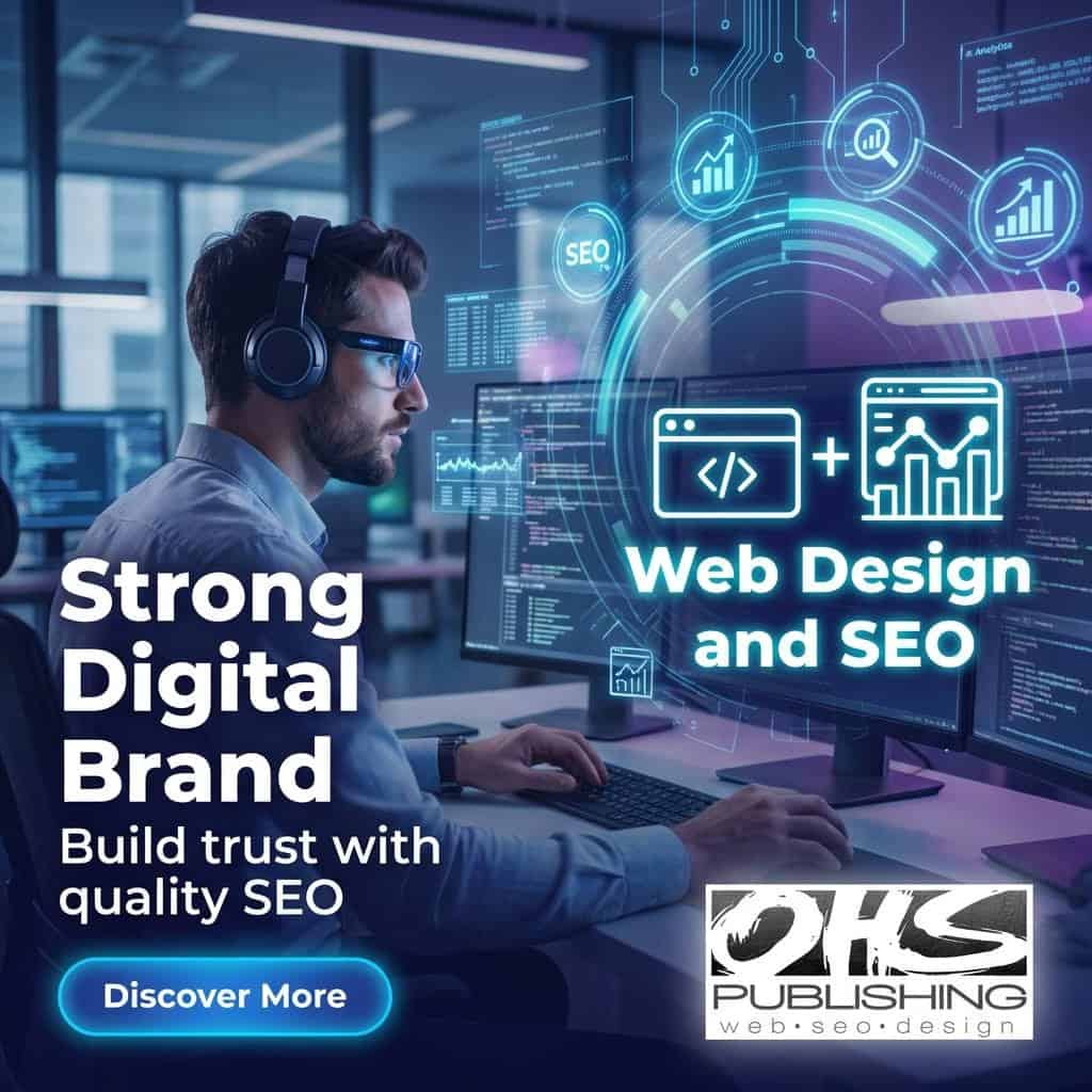 Digital marketing expert working on web design and SEO strategies in Kansas City.