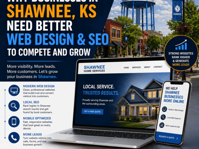 Shawnee, KS Web Design & SEO Solutions for Local Businesses.