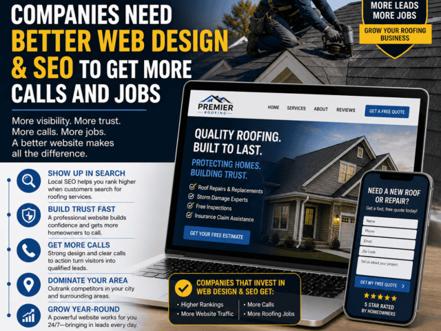 Better Web Design & SEO for Roofing Companies.