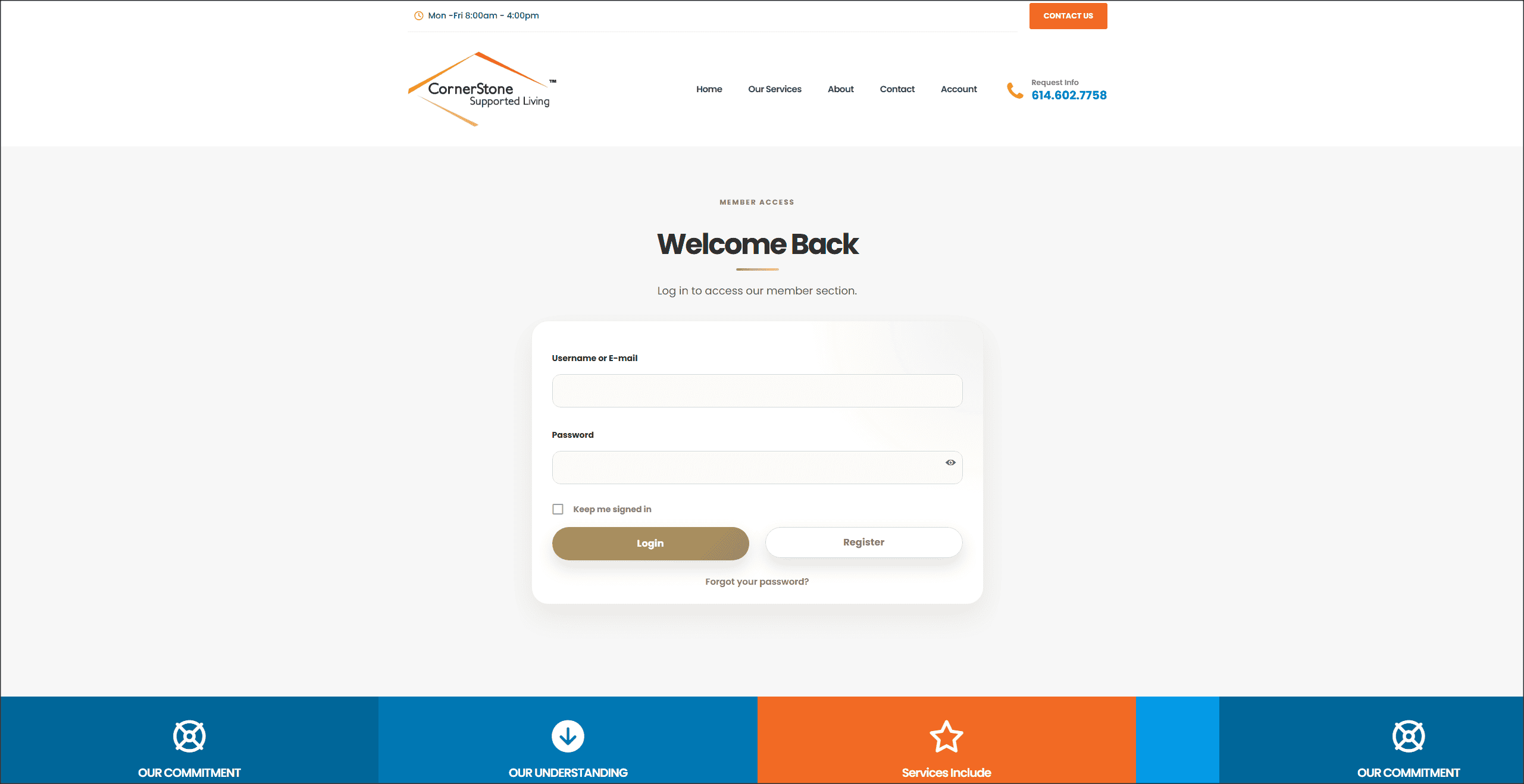 CSS Living mobile website layout